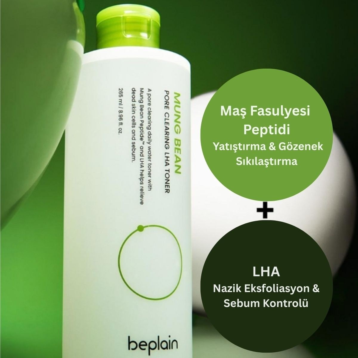 Beplain Mung Bean Pore LHA Toner - Arındırıcı Tonik 265 ml