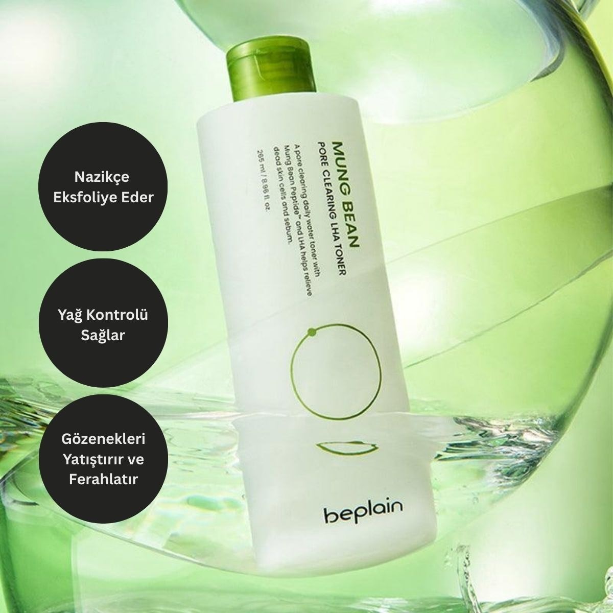 Beplain Mung Bean Pore LHA Toner - Arındırıcı Tonik 265 ml