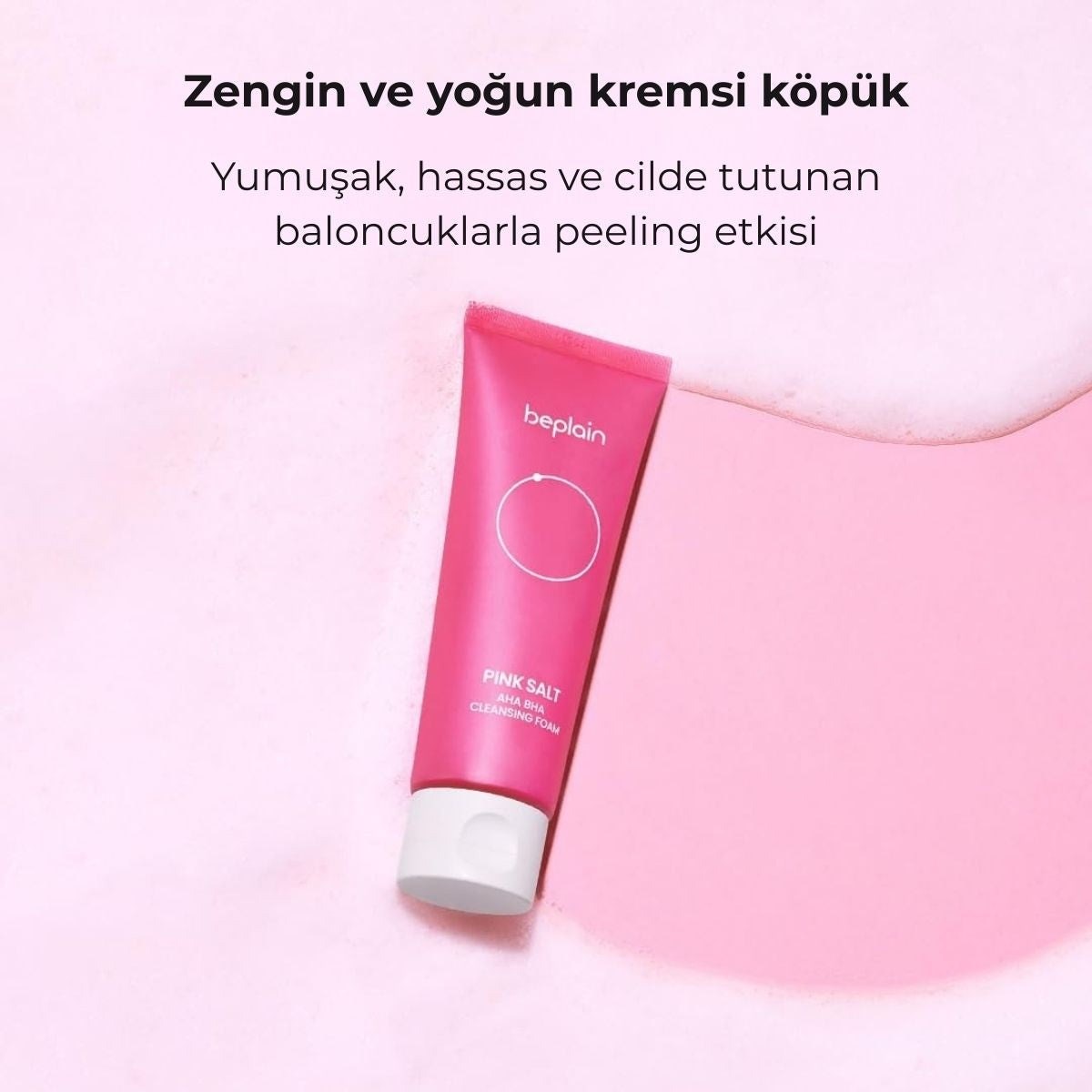 Beplain Pink Salt AHA BHA Foam - Arındırıcı Köpük 120 ml