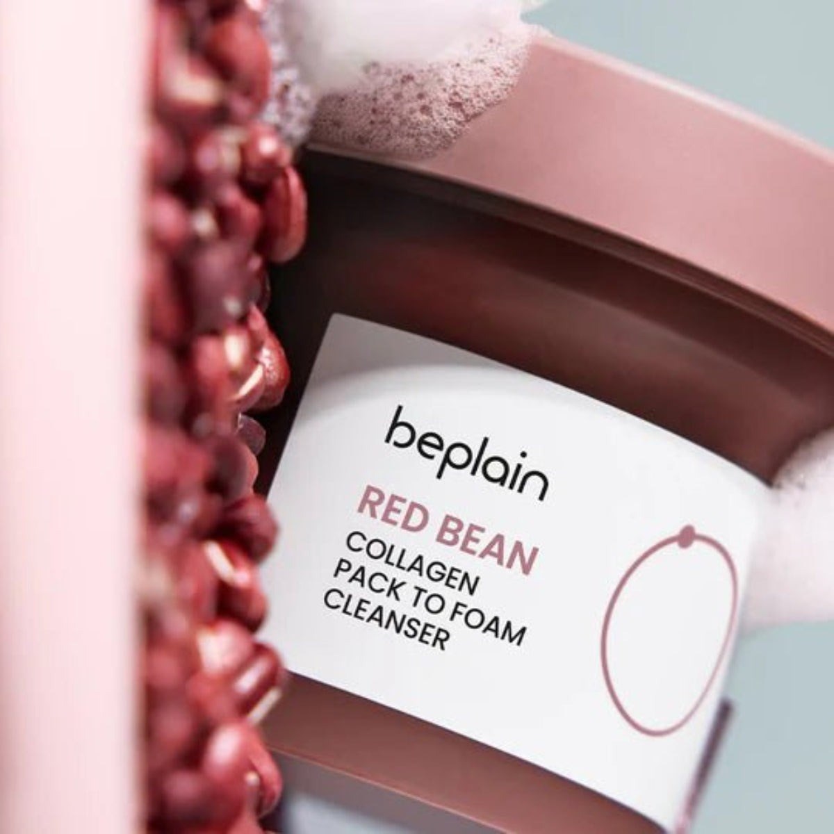 Beplain Red Bean Collagen Pack to Foam - Temizleyici 100 ml