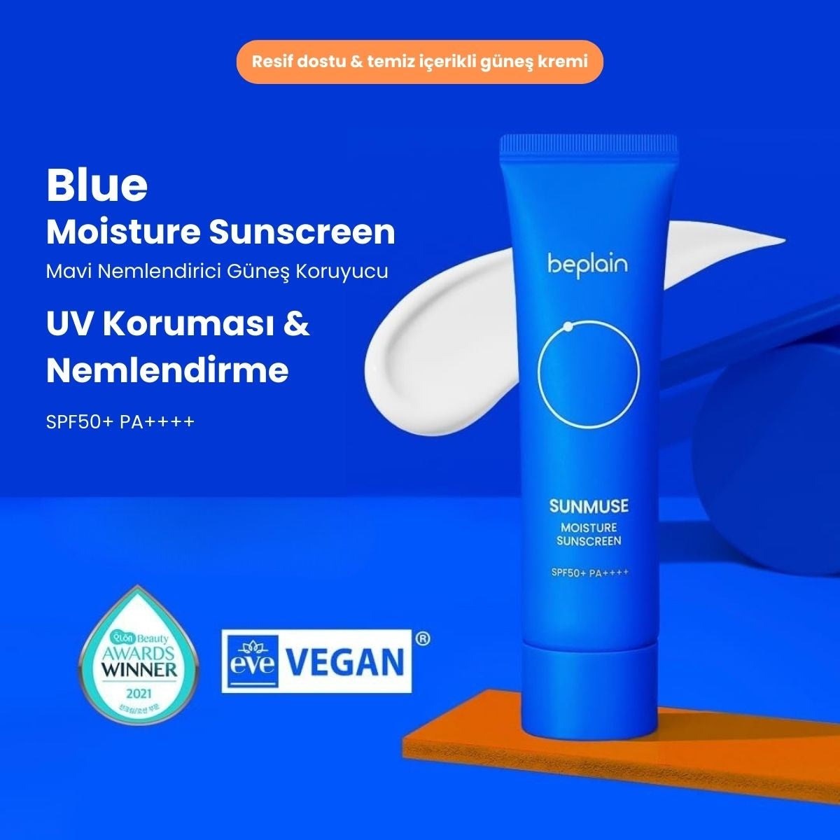Beplain Sunmuse Moisture Sunscreen - Güneş Kremi 50 ml