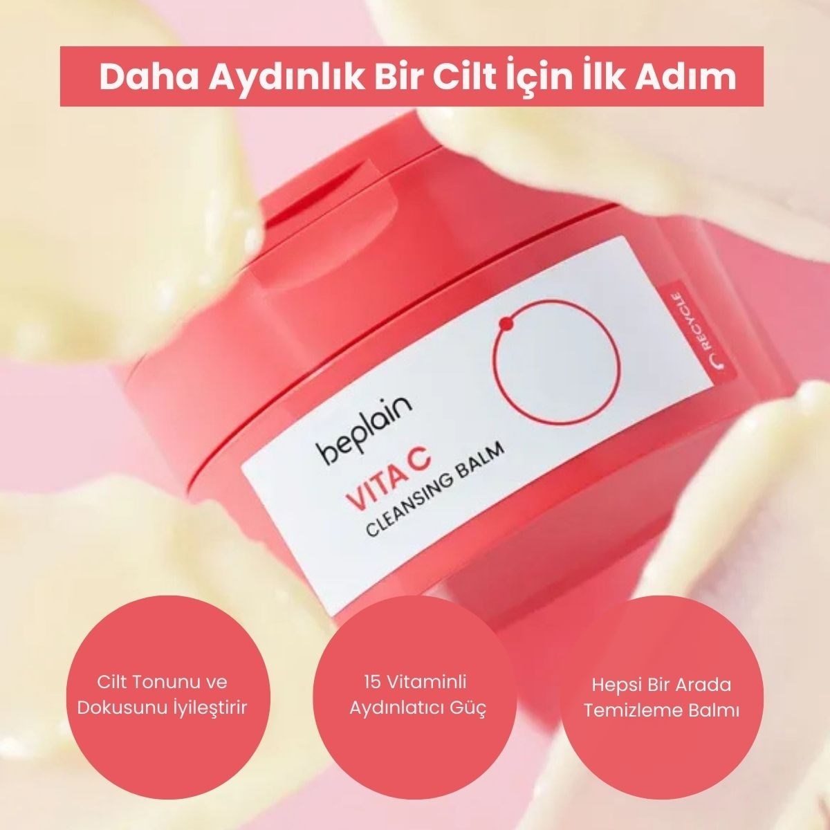 Beplain Vita C Cleansing Balm - Aydınlatıcı Temizleme Balm 100 ml