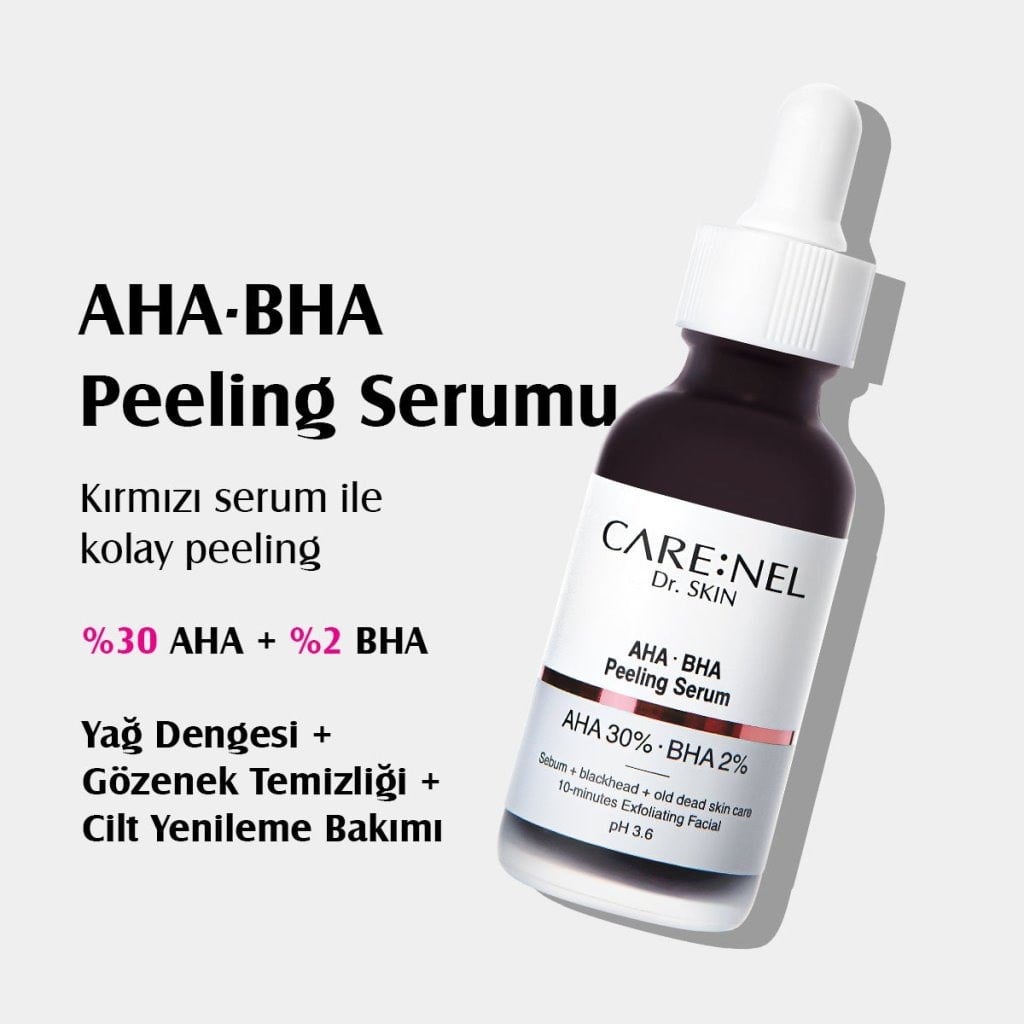 Care:Nel AHA BHA Peeling Serum - Çift Asit Peeling