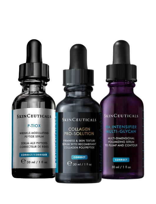 Collagen Pro Solution & P-TIOX Anti Wrinkle Serum & HA Intensifier Multi-Glycan