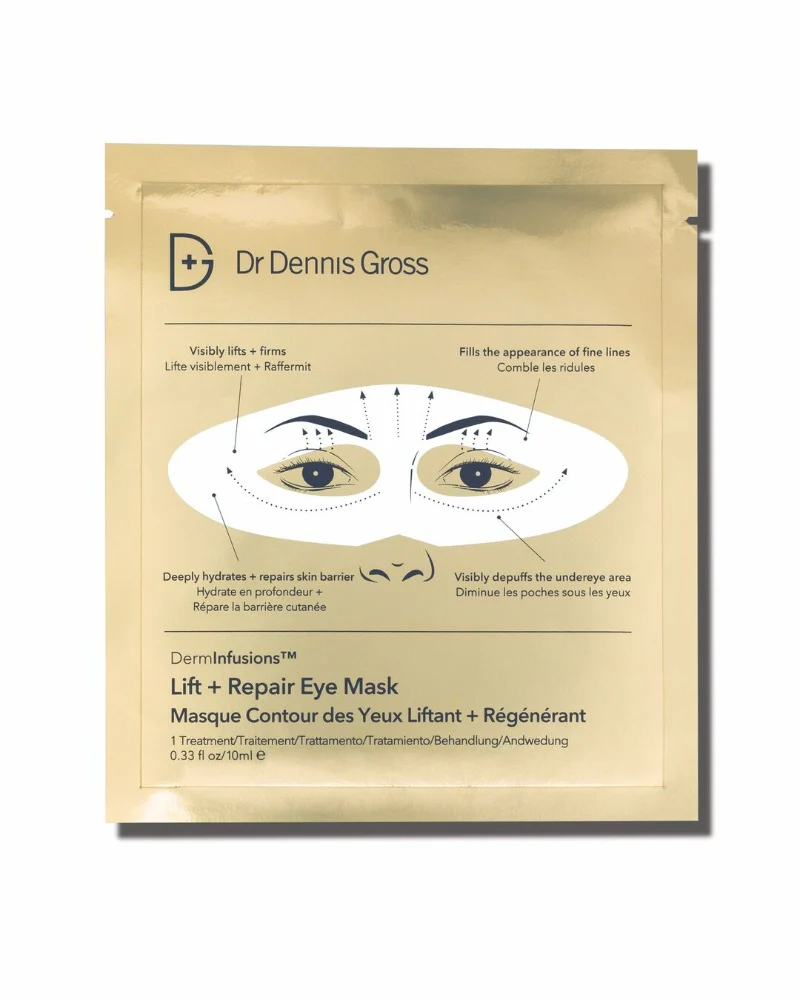 DermInfusions Lift + Repair Eye Mask 1 Pack