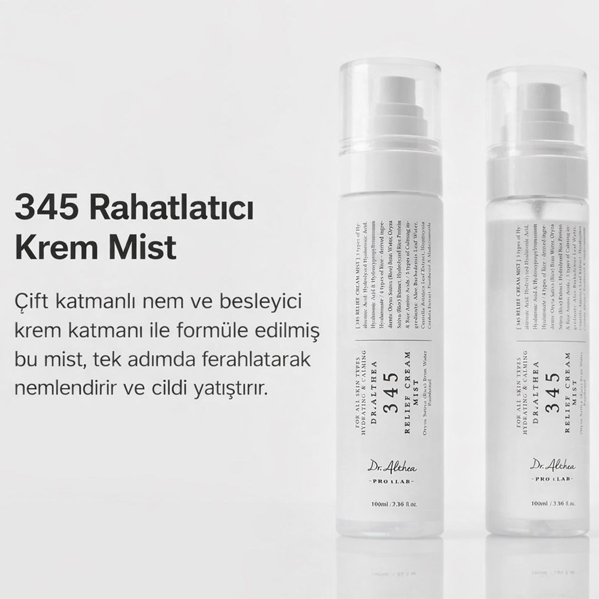 Dr.Althea Dr. Althea 345 Cream Mist Nemlendirici Yüz Spreyi 100 ml