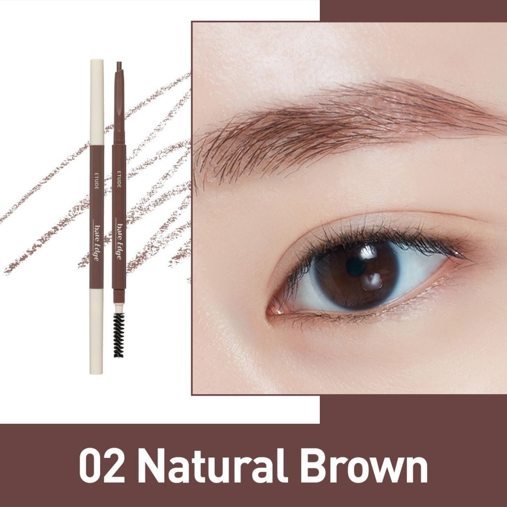 Etude Bare Edge Slim Brow - İnce Uçlu Kaş Kalemi Natural Brown
