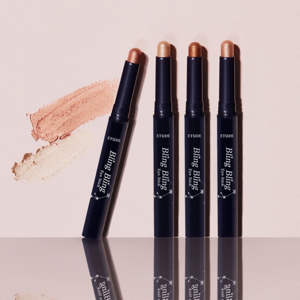 Etude Bling Eye Stick - Işıltılı Kalem Far Peach Swan Star