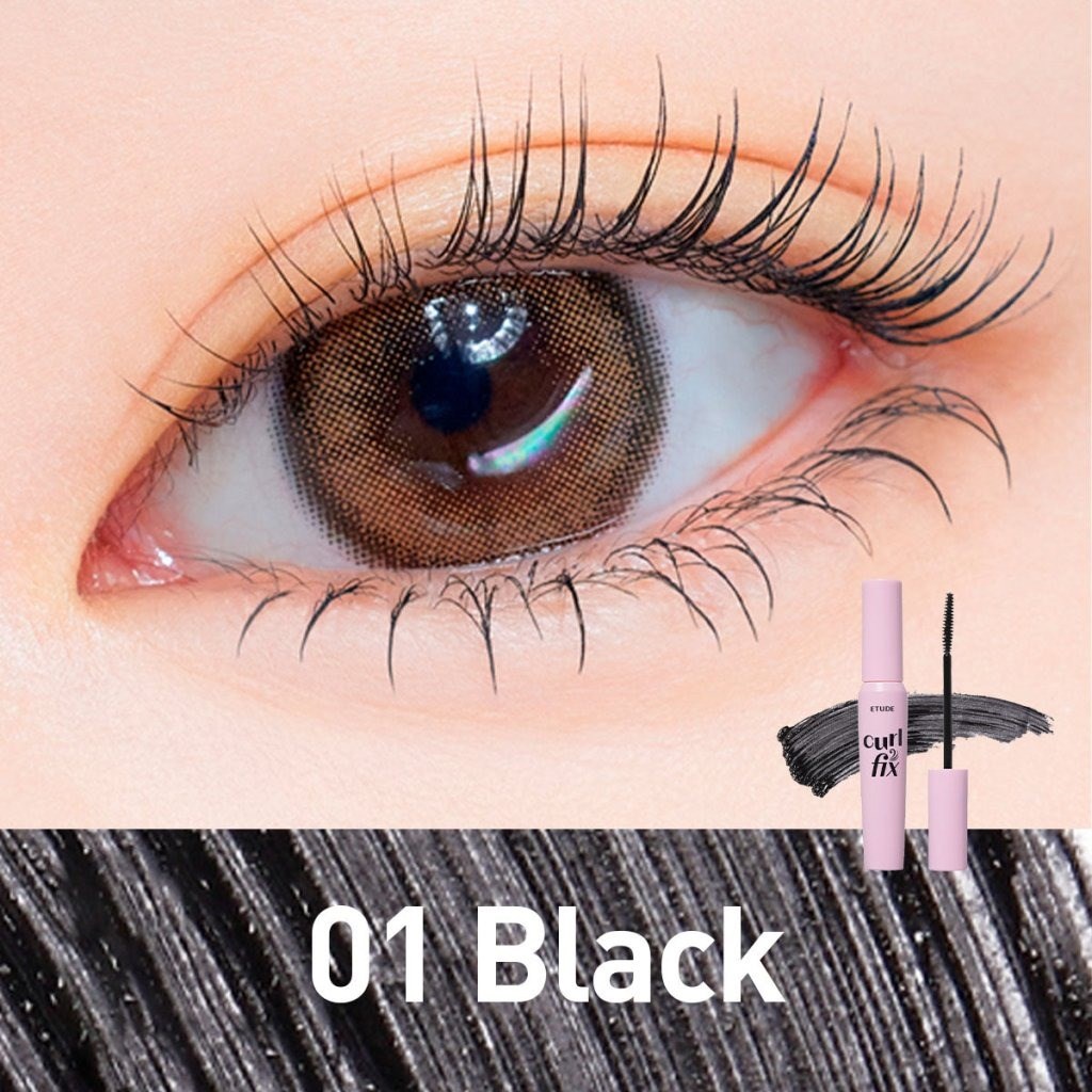 Etude Curl Fix Mascara - Vegan 24H Kıvrım Maskara Black