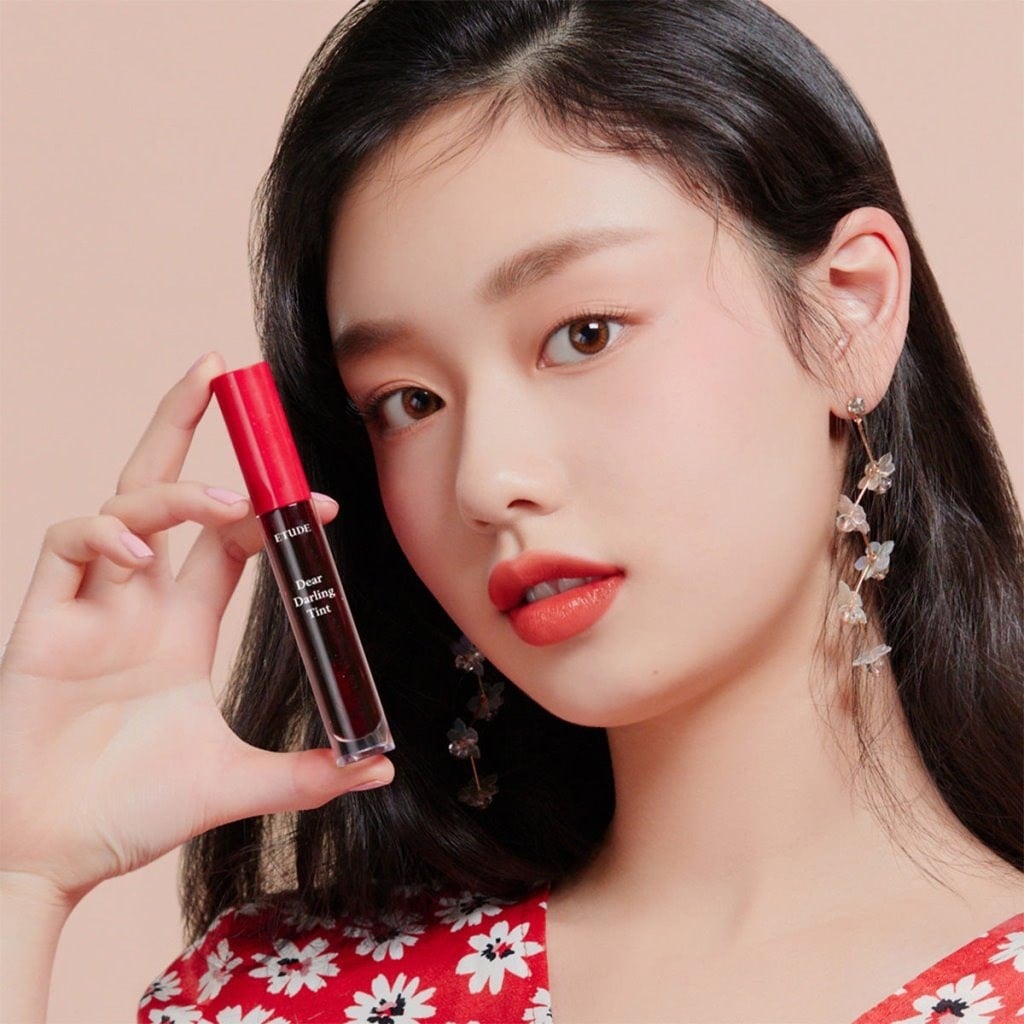 Etude Dear Darling Water Tint - Nemlendirici Jel Dudak Tinti Dracula Red