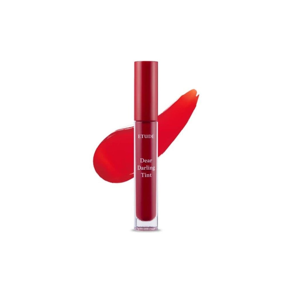 Etude Dear Darling Water Tint - Nemlendirici Jel Dudak Tinti Chilly Red
