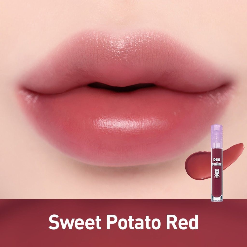 Etude Jelly Pang Dear Darling Water Tint - Parlak Işıltılı Jel Tint Sweet Potato Red