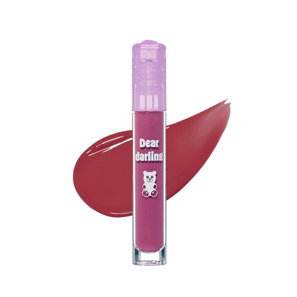 Etude Jelly Pang Dear Darling Water Tint - Parlak Işıltılı Jel Tint Red Bean Pink