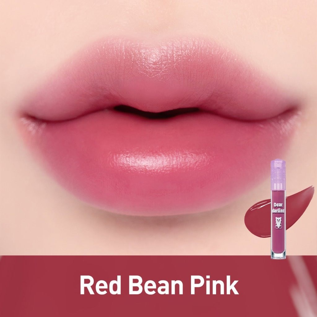 Etude Jelly Pang Dear Darling Water Tint - Parlak Işıltılı Jel Tint Red Bean Pink