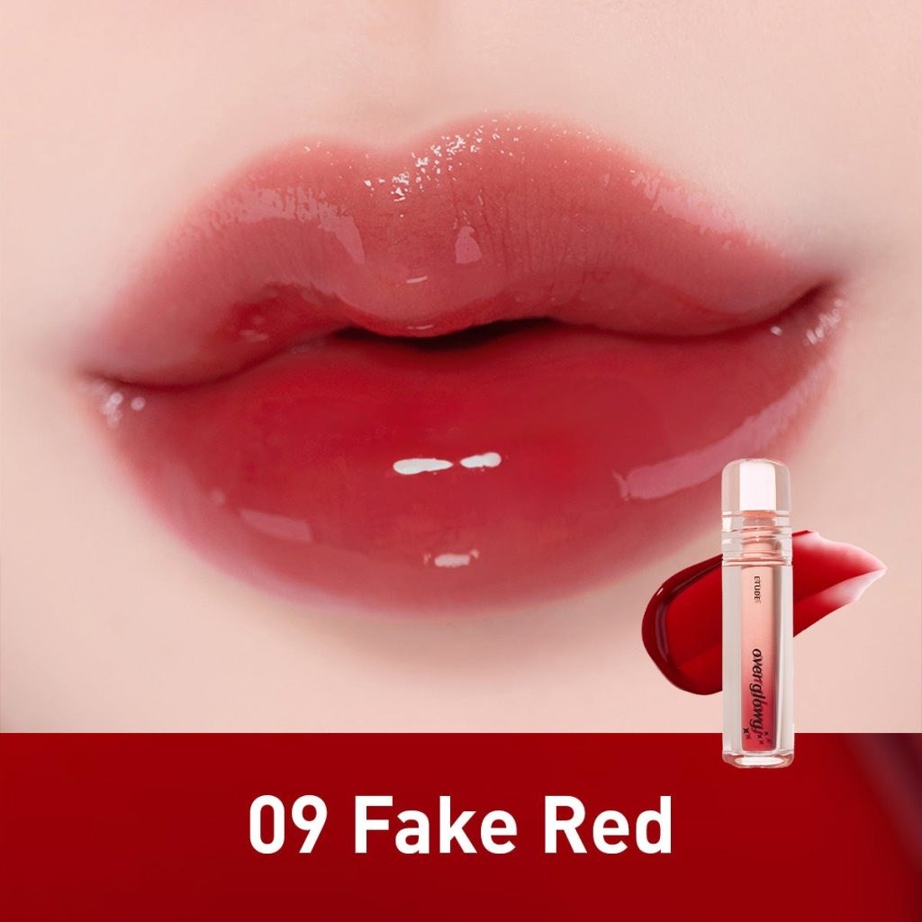 Etude Not Bad Overglowy Tint - Parlak Hacimli Dudak Tint Fake Red