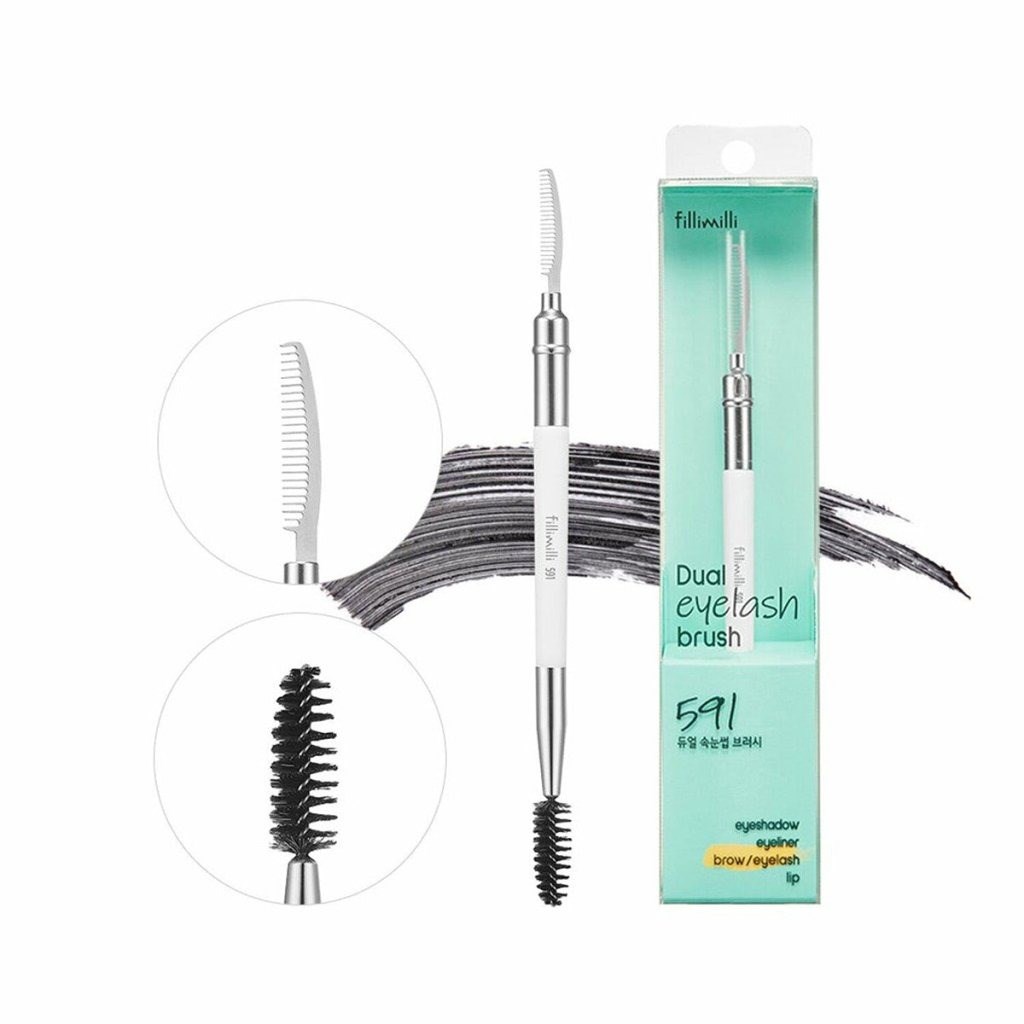 Fillimilli Dual Lash Brush - Kaş Kirpik Tarama Fırçası