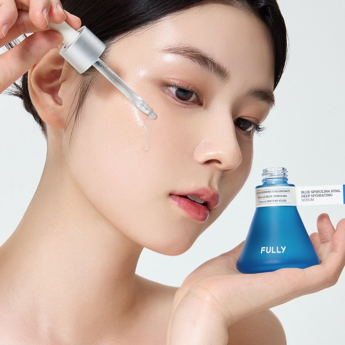 Fully Blue Spirulina Hyaluronic Acid Serum 50ml - Nem Serumu