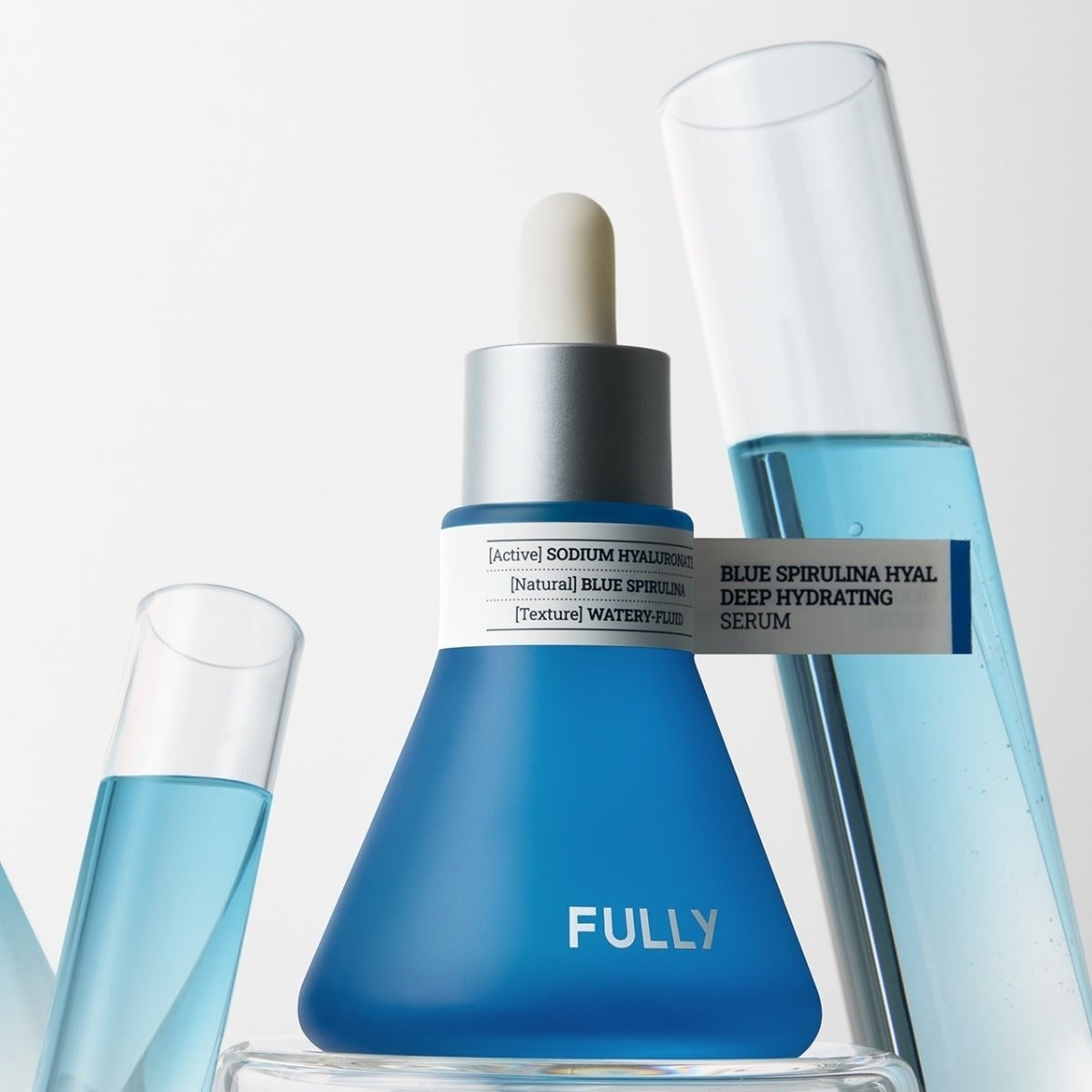 Fully Blue Spirulina Hyaluronic Acid Serum 50ml - Nem Serumu