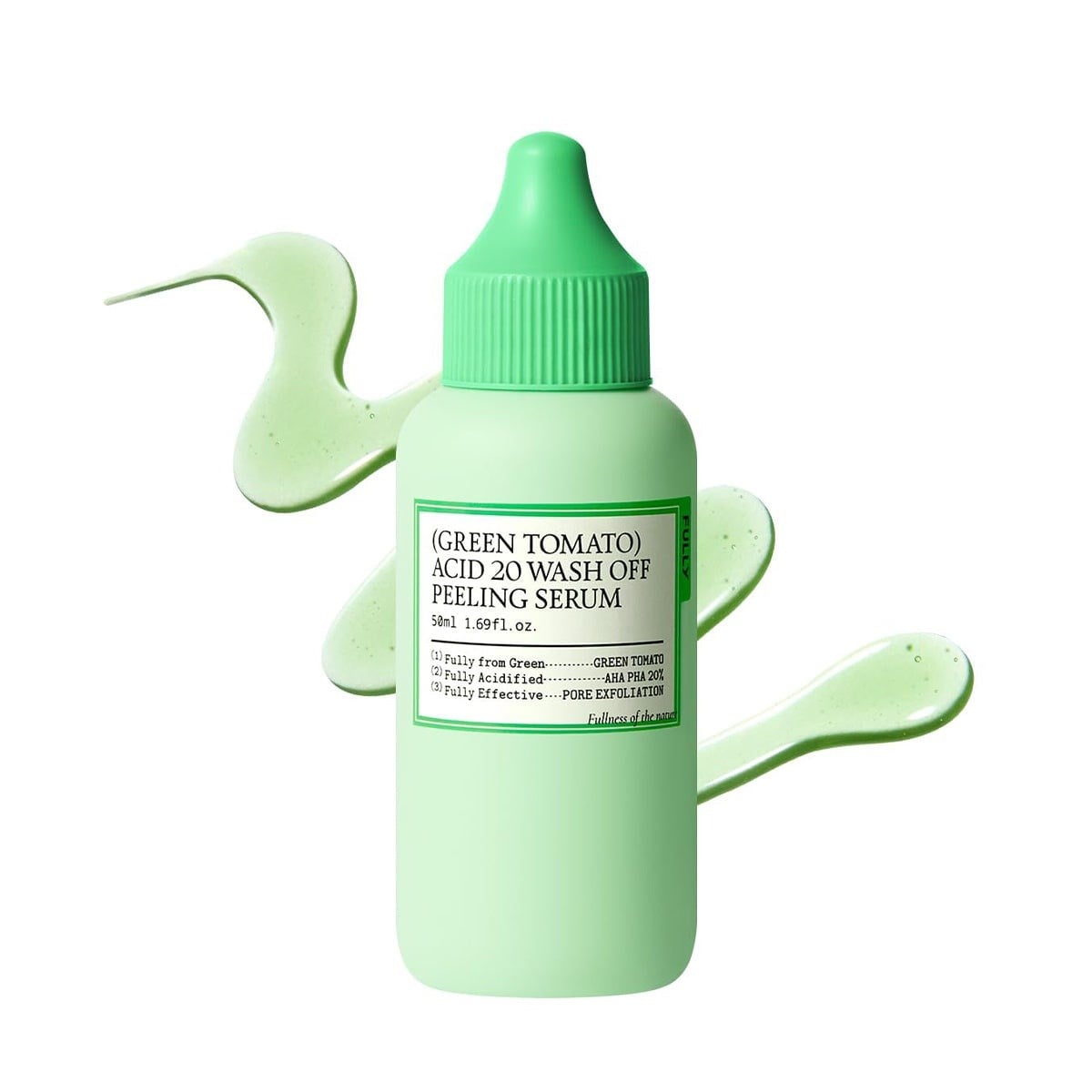 Fully Green Tomato Acid 20 Wash Off Peeling Serum - AHA BHA PHA Peeling Serumu