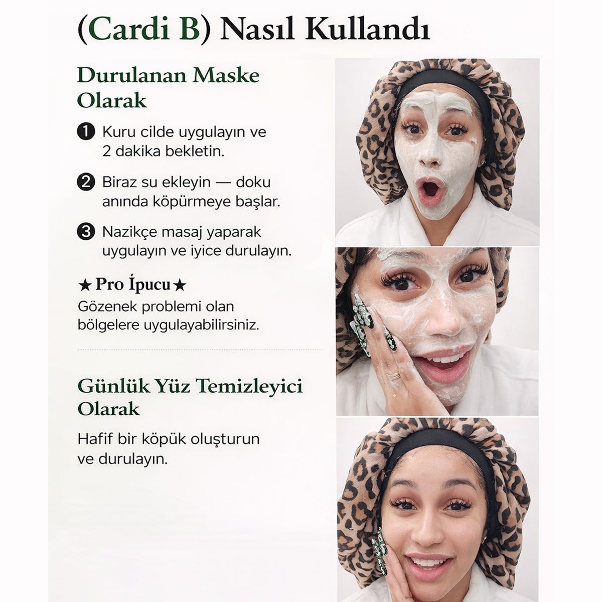 Fully Green Tomato Clay Mask Cleanser - Gözenek Arındırıcı Kil Temizleyici