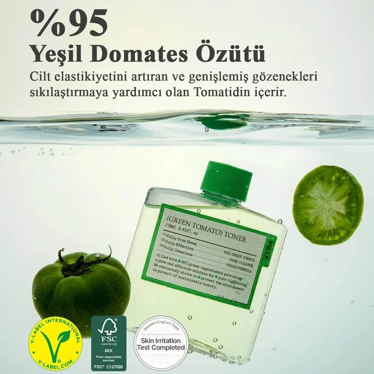 Fully Green Tomato Toner - Yeşil Domates Özlü Tonik