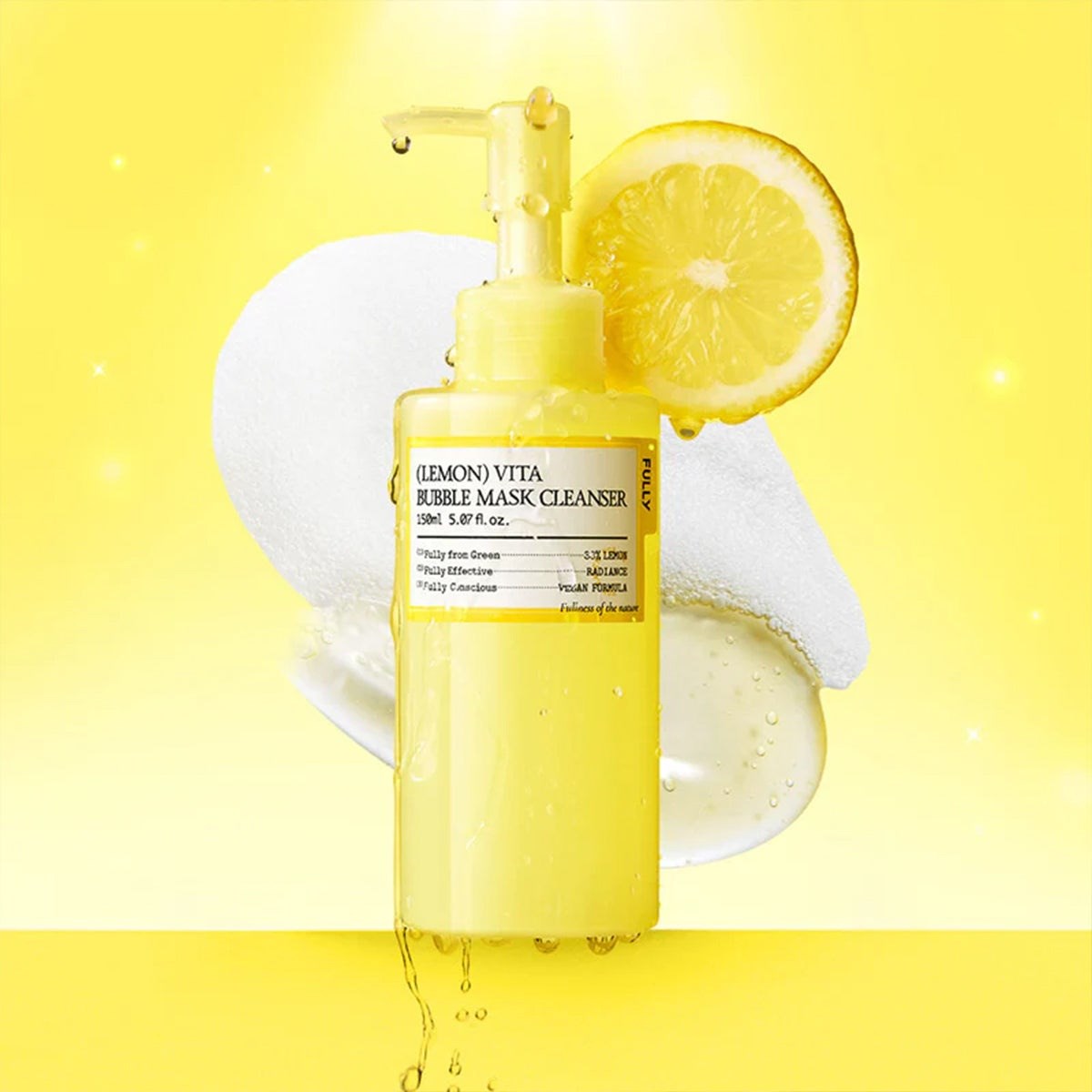 Fully Lemon Vita Bubble Mask Cleanser - C Vitamini Maske & Temizleyici