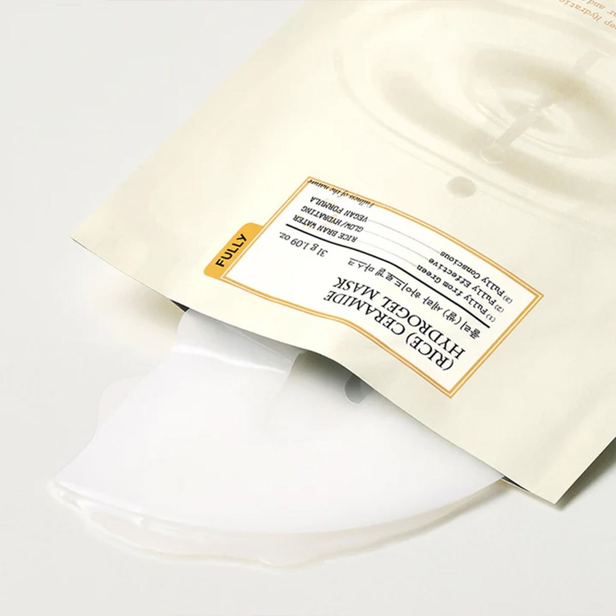Fully Rice Ceramide Hydrogel Mask - Yoğun Nem Veren Maske