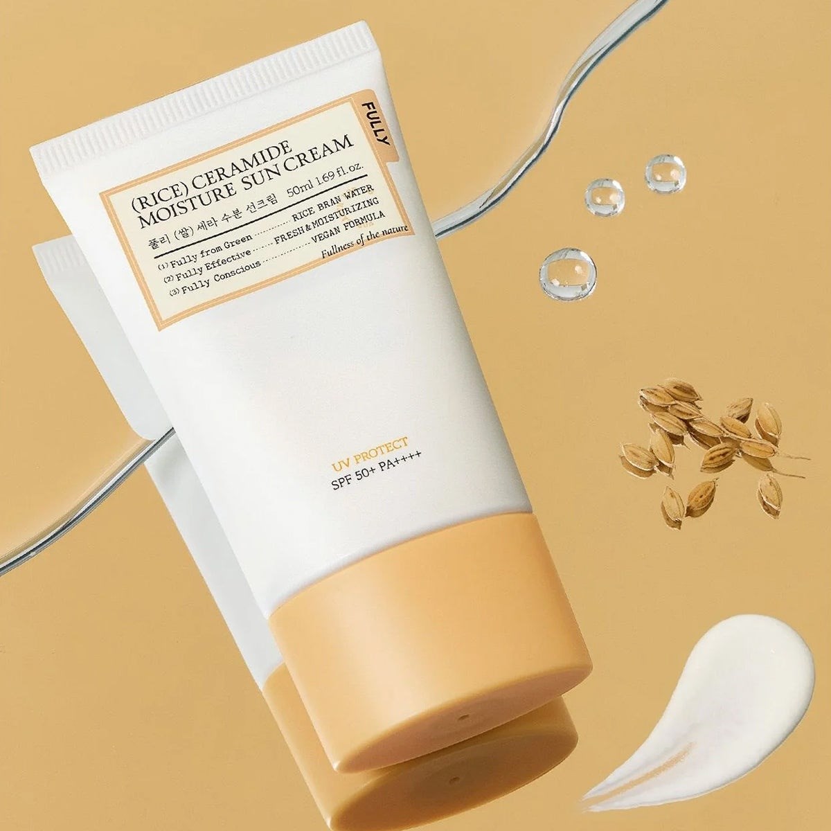 Fully Rice Ceramide Sun Cream SPF50+ - Nemlendirici Güneş Kremi