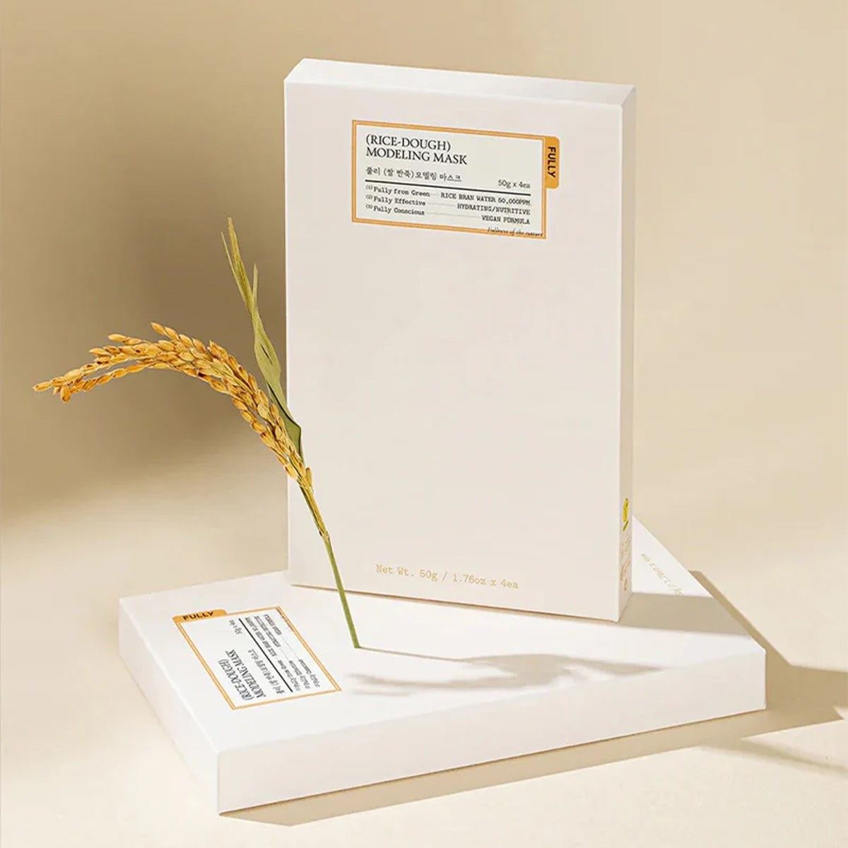 Fully Rice-Dough Modeling Mask - Pirinç Özlü Yüz Maskesi