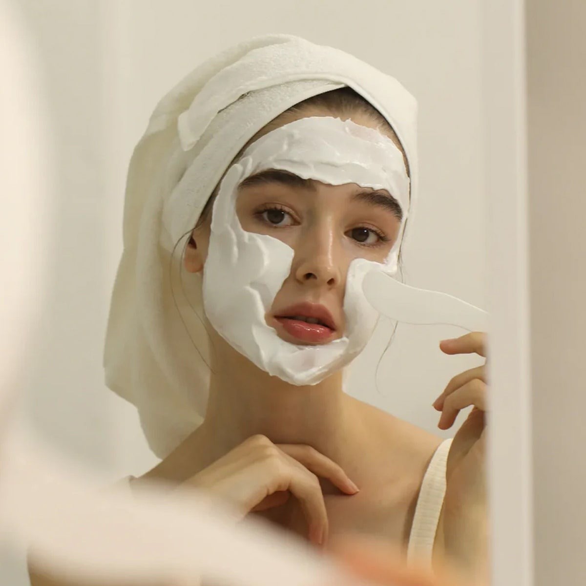 Fully Rice-Dough Modeling Mask - Pirinç Özlü Yüz Maskesi