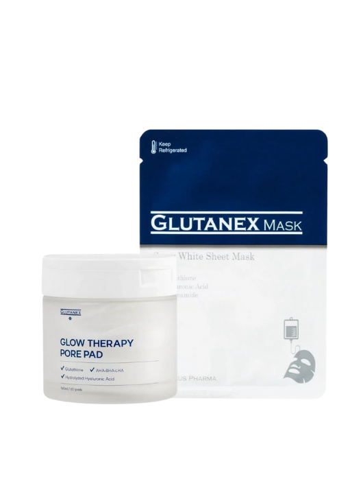Glutanex Glow Therapy Pore Pad 60 pads & Glutanex Mask 15 sheet