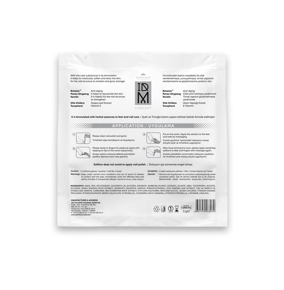 IDM Concept Pedikür Çorabı