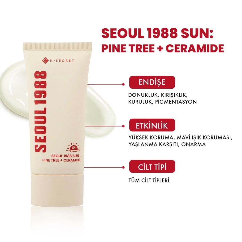 K-Secret Seoul 1988 Pine Tree Sun - Güneş Kremi 50 ml
