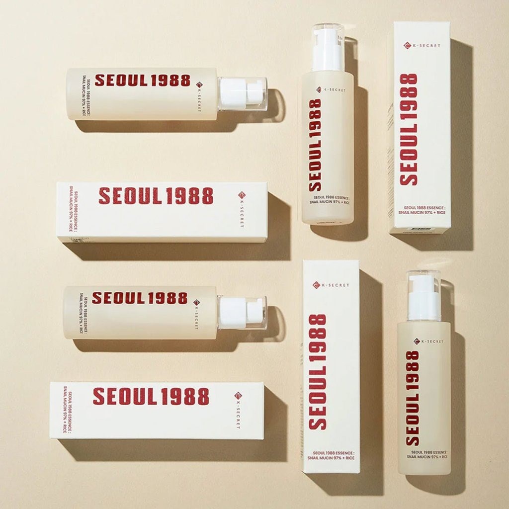 K-Secret Seoul 1988 Snail Mucin %97 + Rice Essence 100 ml