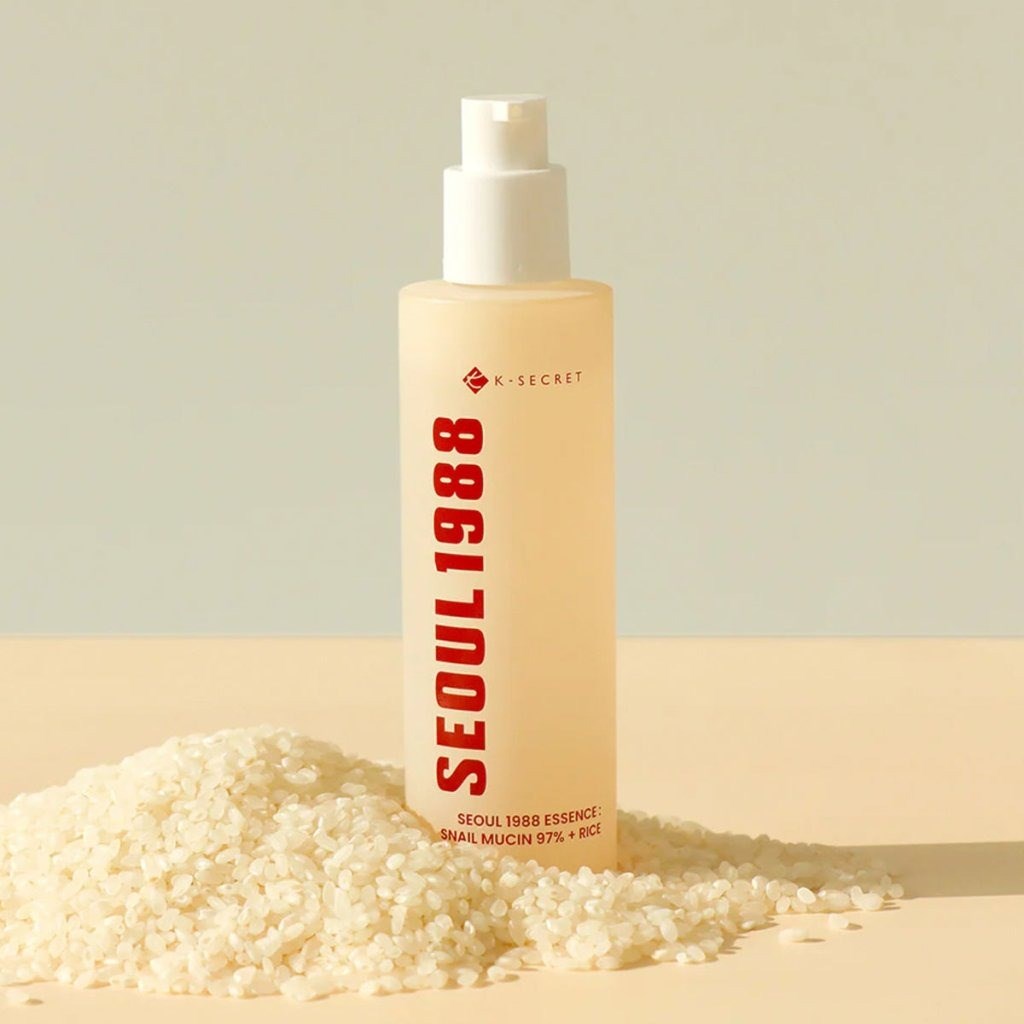 K-Secret Seoul 1988 Snail Mucin %97 + Rice Essence 100 ml