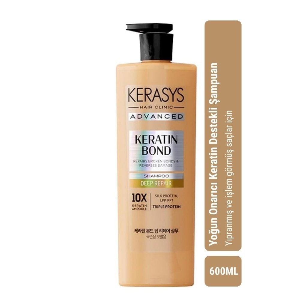 Kerasys Keratin Deep Repair Shampoo - Onarıcı Şampuan 600 ml