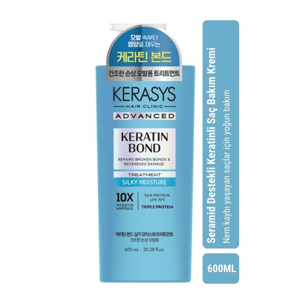 Kerasys Keratin Silky Treatment - Keratinli Saç Bakım Kremi 600 ml