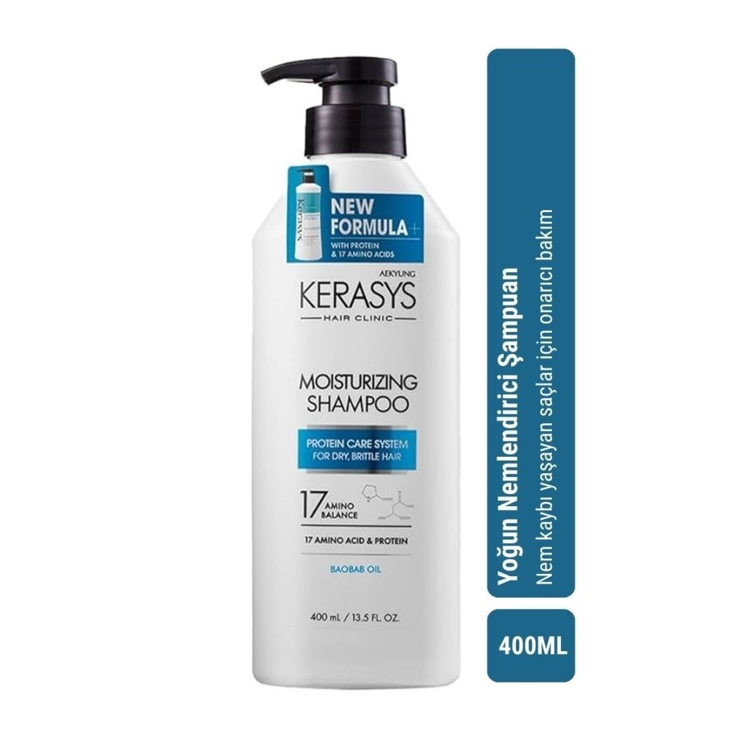 Kerasys Moisturizing Shampoo - Nemlendirici Şampuan 400 ml
