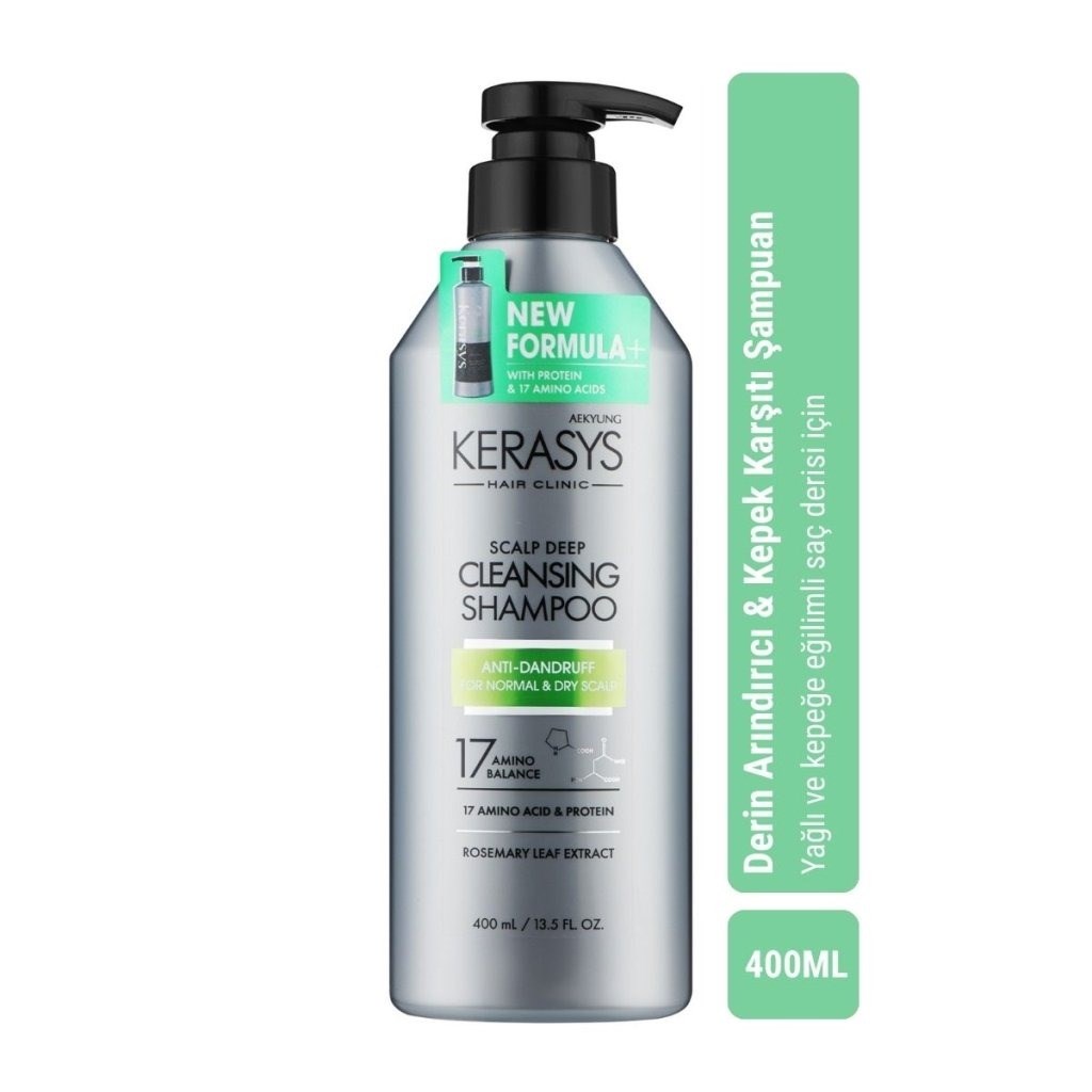 Kerasys Oily Scalp Deep Cleansing Shampoo - Arındırıcı Bakım Şampuan 400 ml