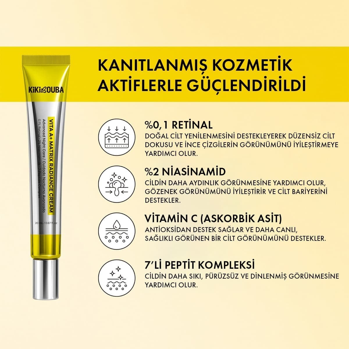 KikiBouba Vita A+ Matrix Radiance Cream 20 ml