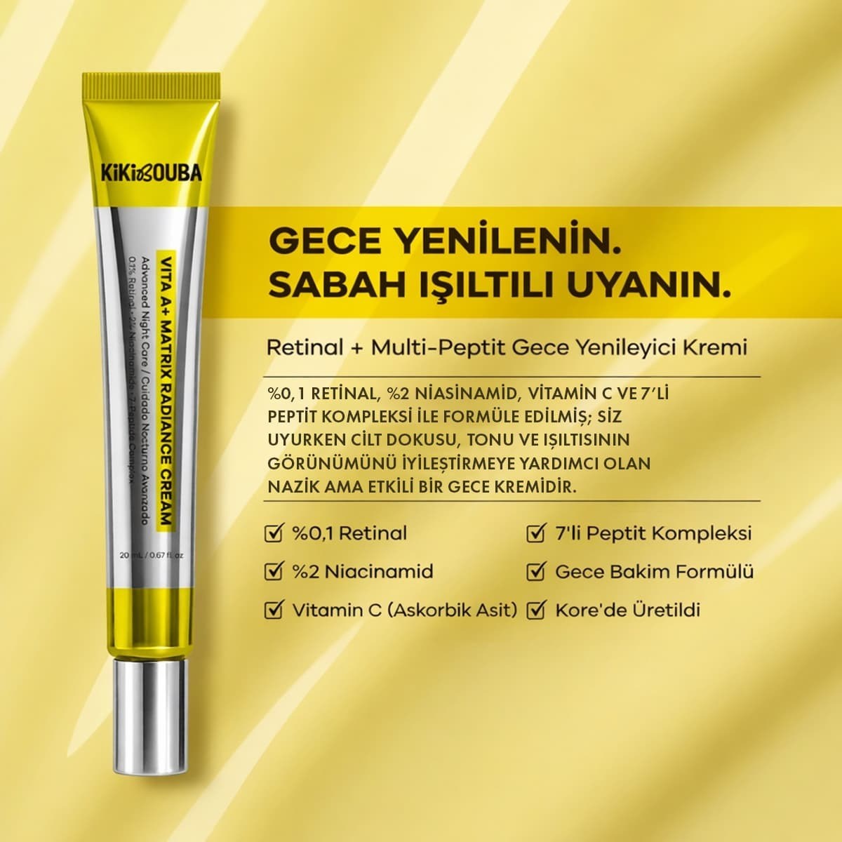 KikiBouba Vita A+ Matrix Radiance Cream 20 ml
