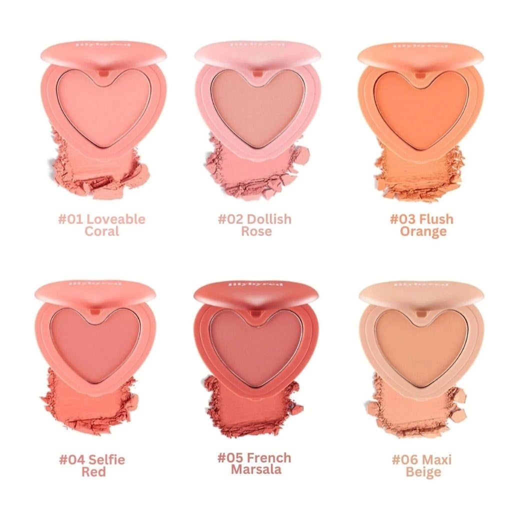 Lilybyred Luv Beam Cheek - Tekli Toz Allık Flush Orange