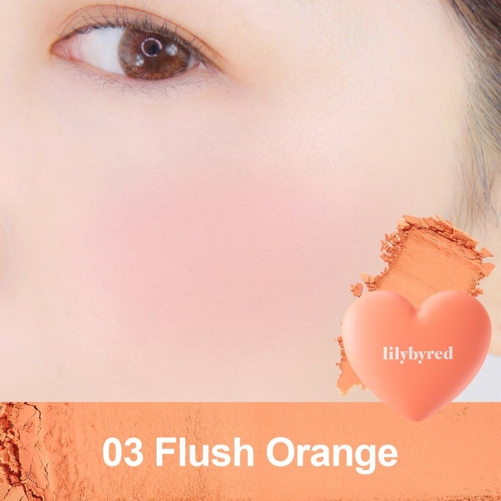 Lilybyred Luv Beam Cheek - Tekli Toz Allık Flush Orange