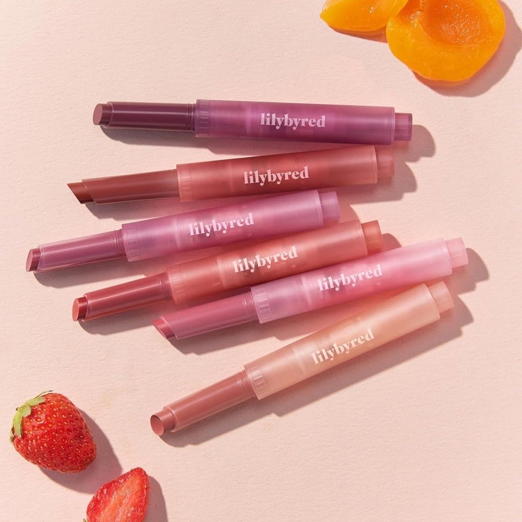 Lilybyred Milky Blur Fondue Bar - Krem Ruj Allık Stick Strawberry in Whipped Cream