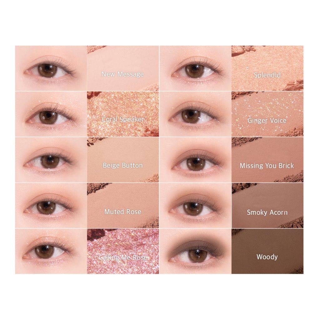 Lilybyred Mood Keyboard Palette Göz Farı - 07 Rose Dial Far