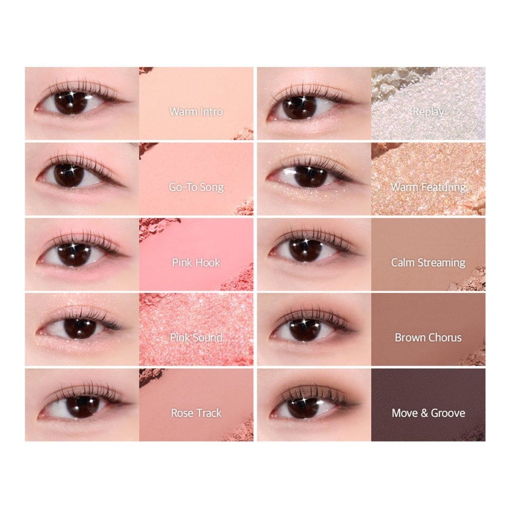 Lilybyred Mood Keyboard Palette Göz Farı - 10 Milky Cherry Recording