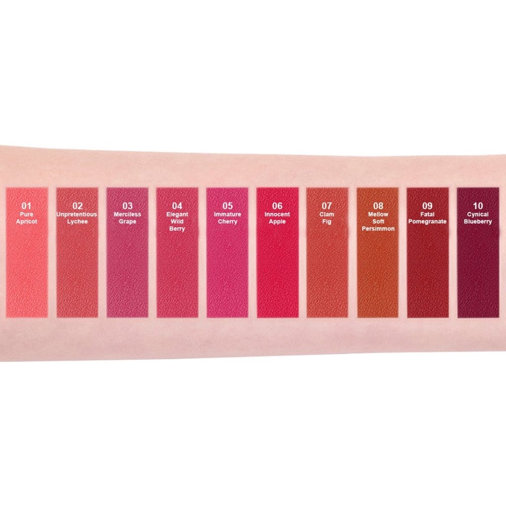Lilybyred Mood Liar Velvet Tint - Kadife Mat Tint Unpretentious Lychee
