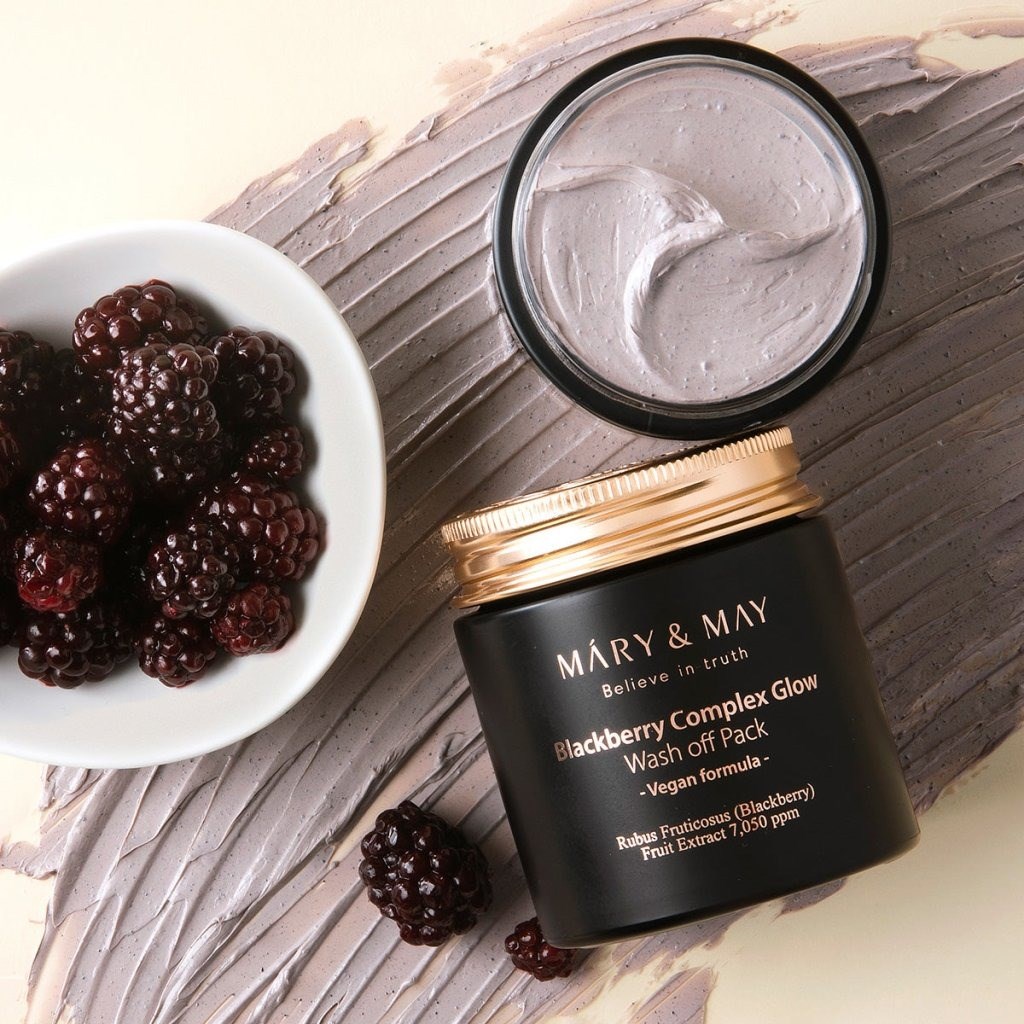 Mary & May Blackberry Complex Mask - Aydınlatıcı Bakım Maskesi 125 g