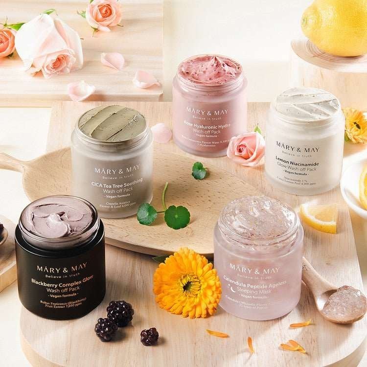 Mary & May Calendula Peptide Mask - Gece Bakım Maskesi 110 ml