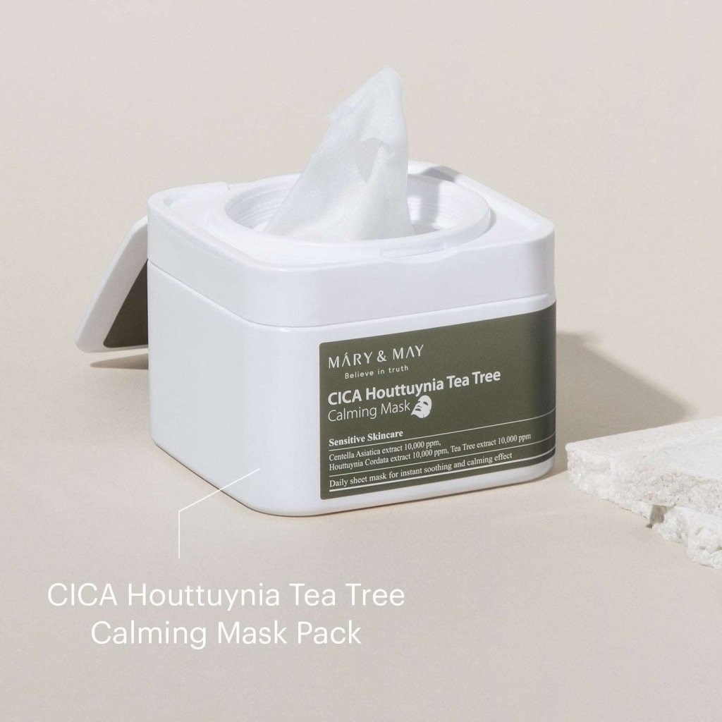 Mary & May Cica Houttuynia Mask - Yatıştırıcı Maske 30 Adet